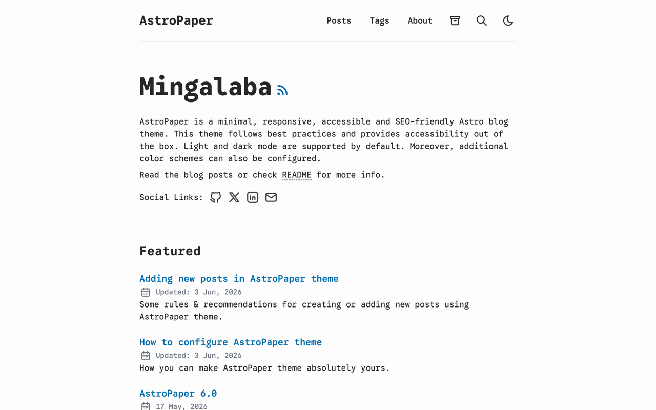AstroPaper